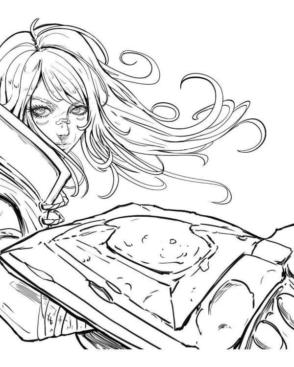 Я люблю раскрашивать героев аниме