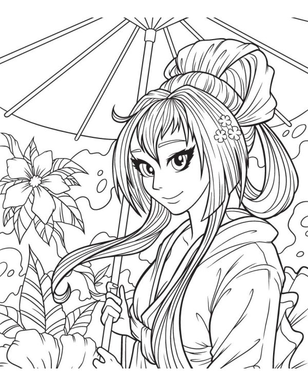 Я люблю раскрашивать героев аниме