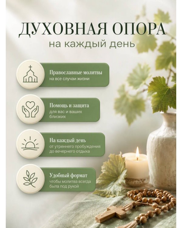 Дополнительное изображение книги «Домашние молитвы. Опора на каждый день»