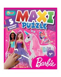 Барби. Макси-пазлы. 5 больших пазлов. 203х245х40 мм. Умные игры в кор.24шт