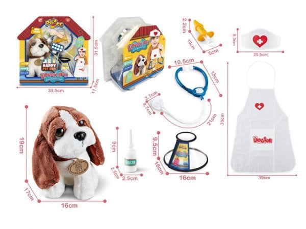 ИГРОВЫЕ НАБОРЫ С ПИТОМЦАМИ (Рыжий Кот) Игровой набор "Собачка"(питомец,аксесс.,нет функц. в кор.)(33,5x11,5x31,5cм) ( Арт. 2164034)