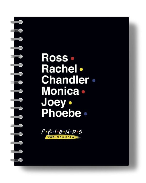 Friends. Блокнот в точку (bullet journal, 162x210мм, твердая обложка, пружина, бумага 120 стр., черный)