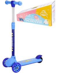 Самокат 3-х колесный со светом 50*25*57 （83）см (Арт. 806B)