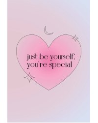 Блокнот эстетика. Just be yourself