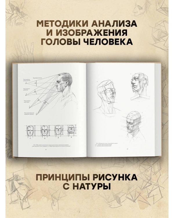 Дополнительное изображение книги «Голова человека: Основы учебного академического рисунка»