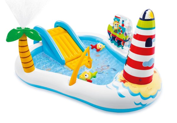 Игровой центр надувной 218x188x99 см. Веселая рыбалка INTEX (в коробке) Арт. 57162NP