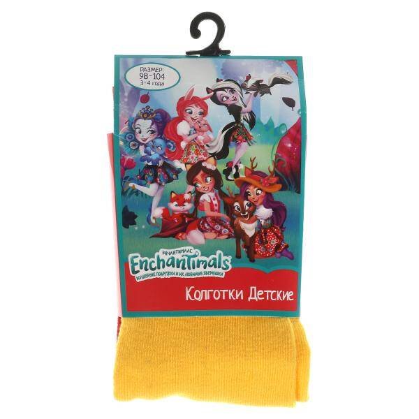 Колготки детские ЭНЧАНТИМАЛС для девочки р-р 98-104 в кор.15шт