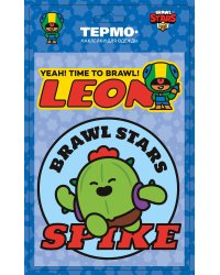 Brawl Stars термонаклейки Спайк, Леон