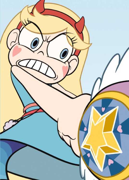 Disney.Канц. Звездная принцесса и силы зла Блокнот А6. Звёздочка в бою