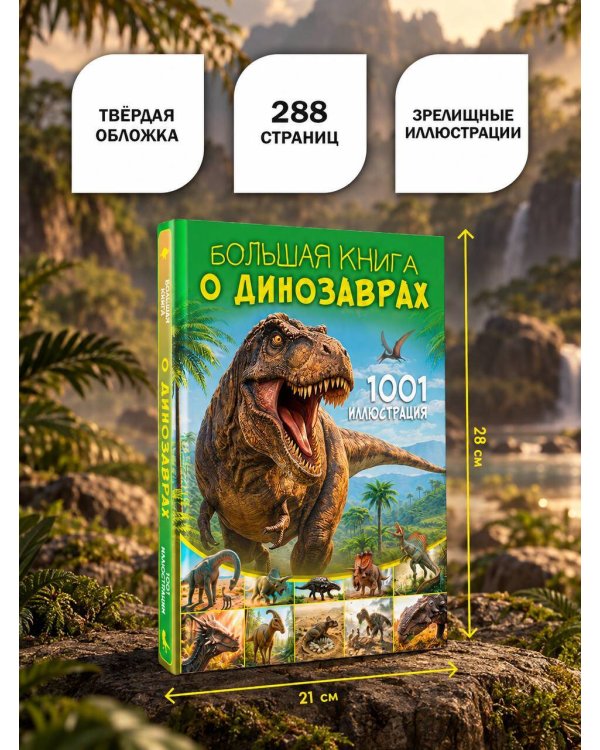 Дополнительное изображение книги «Большая книга о динозаврах. 1001 иллюстрация»