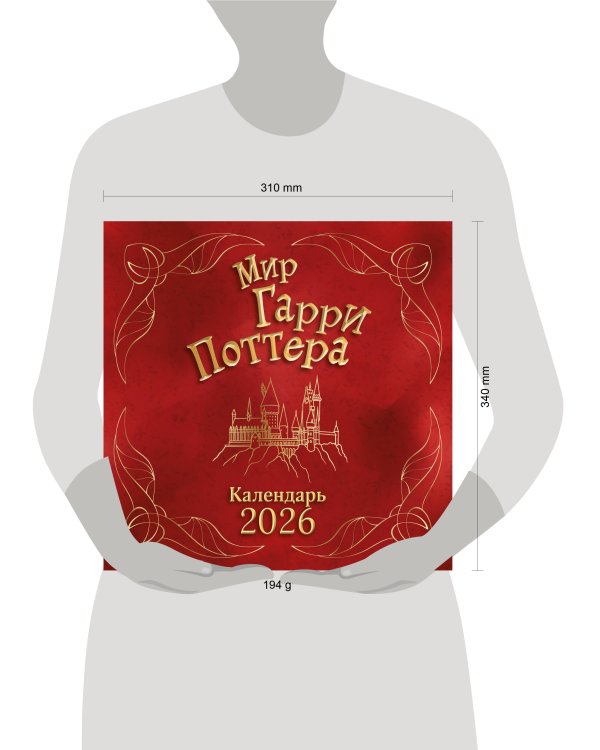 Мир Гарри Поттера. Календарь настенный на 2026 год