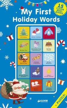Обложка книги «ПпЕ. My First Holiday Words (Мои первые слова. Праздник. Книжки-кубики)», ISBN 9781948418492