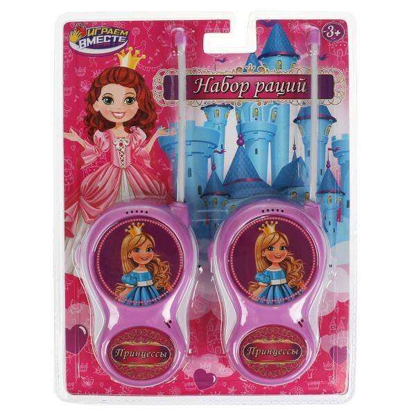 РОЛЕВЫЕ НАБОРЫ (Умка) Набор раций принцессы, блист.22*29*3см ИГРАЕМ ВМЕСТЕ в кор.2*60шт