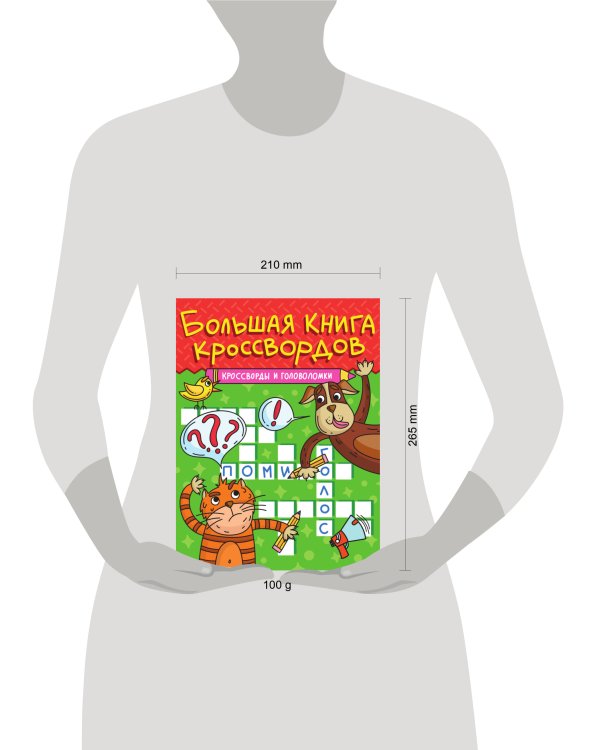 БОЛЬШАЯ КНИГА КРОССВОРДОВ. КРОССВОРДЫ И ГОЛОВОЛОМКИ