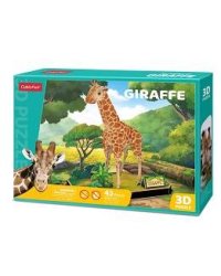 3D пазл Жираф, 43 детали