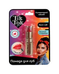 Помада для губ красная TIK TOK GIRL в кор.24*12шт