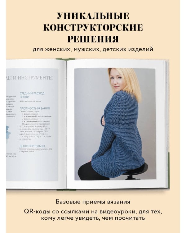 Необычные конструкции обычных вещей. Интерактивные мастер-классы по вязанию на спицах стильной одежды