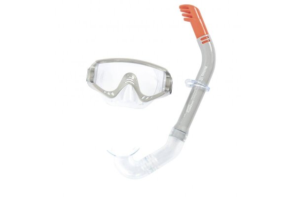 09. Аксессуары для плавания (Рыжий Кот) Набор для снорклинга Secret Bay Bestway, от 14 лет (Арт. 24020)