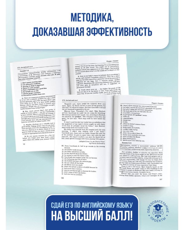 ЕГЭ. Английский язык. Разделы «Чтение» и «Письмо» на едином государственном экзамене