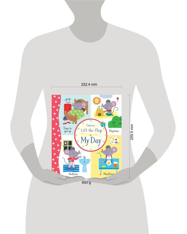 Дополнительное изображение книги «Lift-the-Flap My Day книга с окошками Мой день /Книги на английском языке»