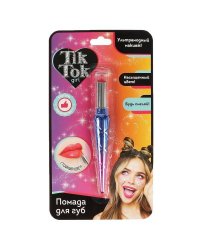 Помада для губ малиновая TIK TOK GIRL в кор.24*12шт
