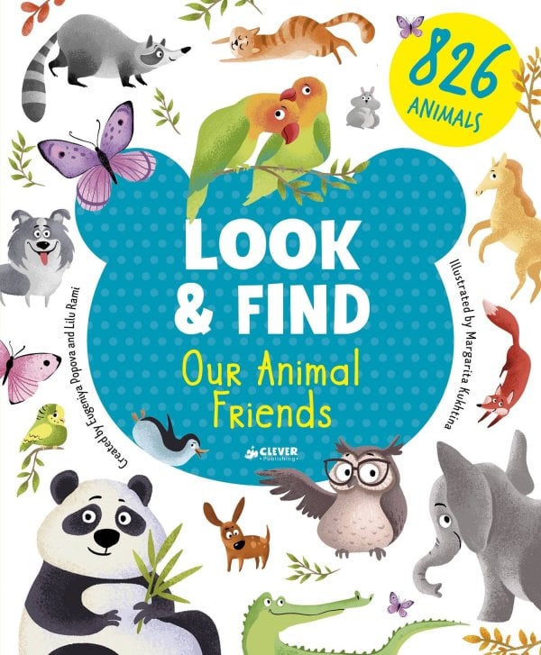 Обложка книги «Our Animal Friends (Животные. Найди и покажи)», ISBN 9781948418324