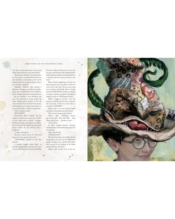 Harry Potter and the Philosopher's Stone Illustrated Edition J.K. Rowling Гарри Поттер и философский камень Д.К. Роулинг / Книги на английском языке