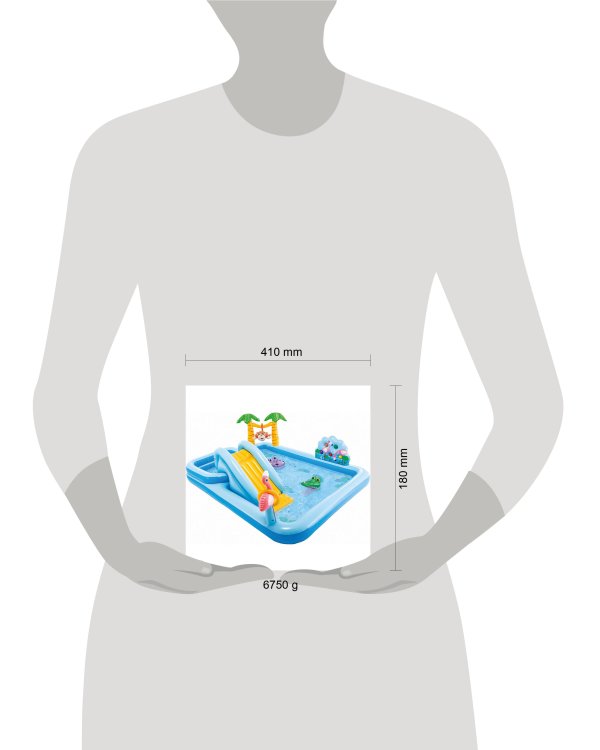 Надувной игровой центр 244х198х71 см. Приключение в джунглях INTEX. Новинка (в коробке) Арт. 57161NP