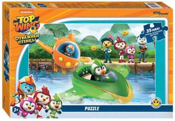 maxi 35 (STEPpazzle) Мозаика "puzzle" 35 MAXI "Отважные птенцы" (Никелодеон)