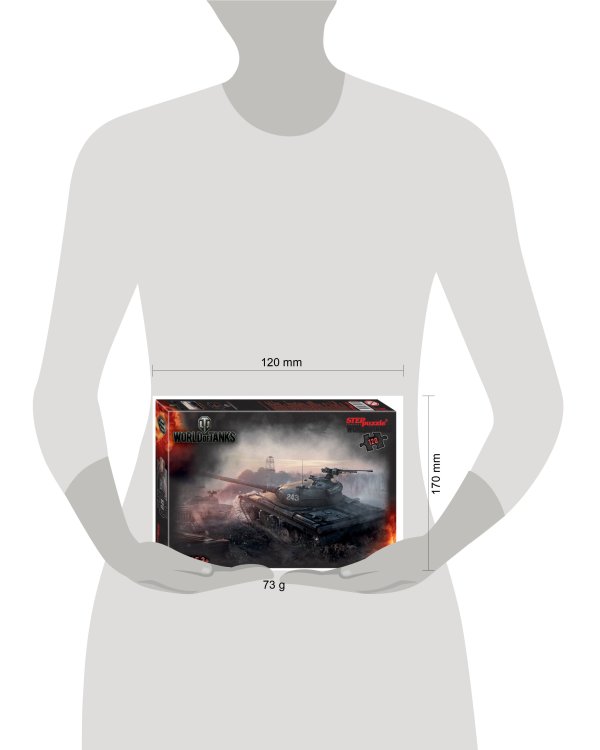 Мозаика "puzzle" 120 "World of Tanks" (Wargaming)