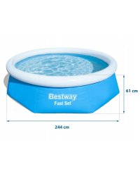 Бассейн 244х61 см Bestway ( Арт. 57450)