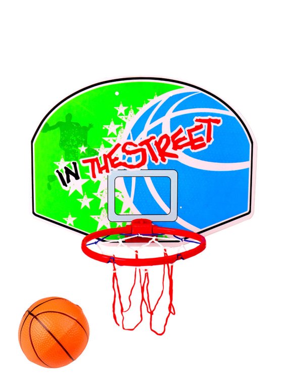 ЩИТЫ (Рыжий Кот) Серия "Спорт и отдых". НАБОР ДЛЯ БАСКЕТБОЛА-5 (корзина, мяч) Арт. 1843812