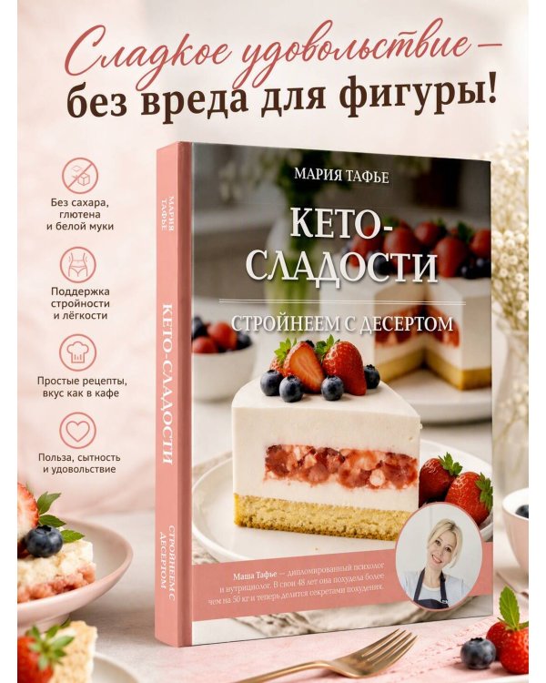 Дополнительное изображение книги «Кето-сладости: стройнеем с десертом»