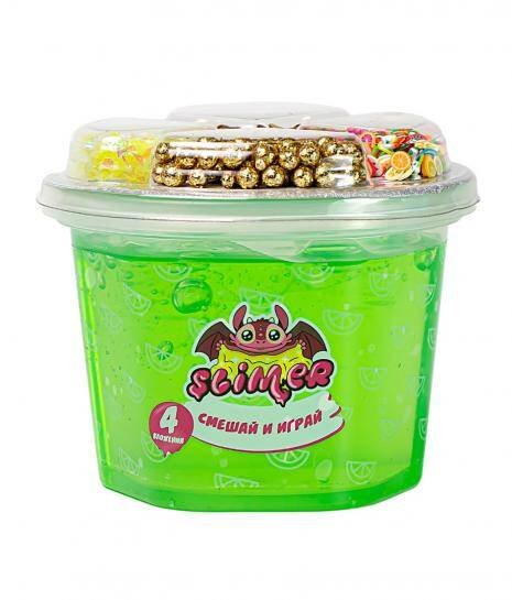 Масса (Волшебный мир) Игрушка в наборе из пластичных масс ТМ Slimer "Фрукты" 250 мл SR004
