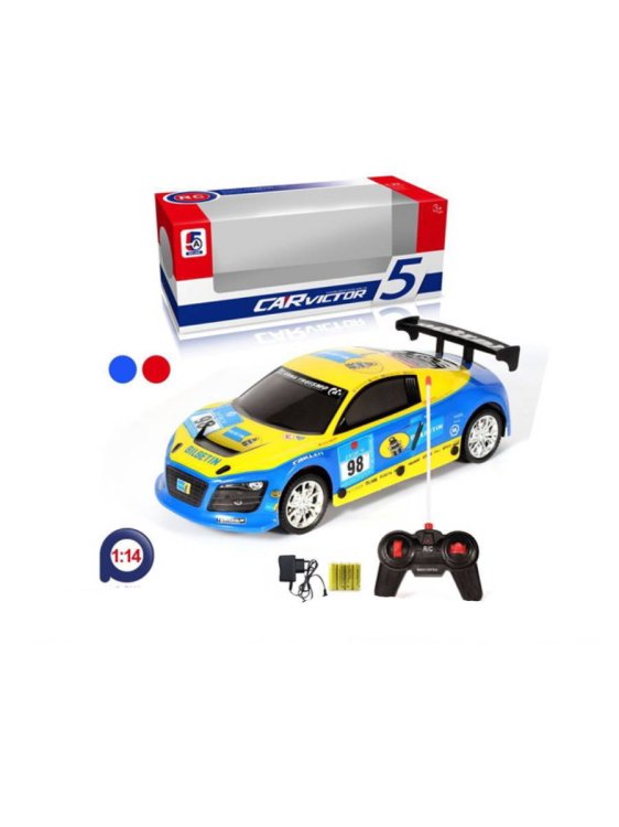 Машинка на р/у "Гоночная" (31,5х13х10 см)(аккум.4.8V в компл, 2*АА не в компл.,в кор.) (Арт.2079660)