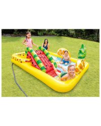 Надувной игровой центр 244х191х91 см. Сочные фрукты INTEX. Новинка. (в коробке) Арт. 57158NP