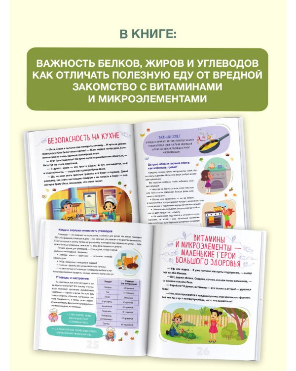 Полезная еда. Питайся правильно. Советы для маленького шеф-повара