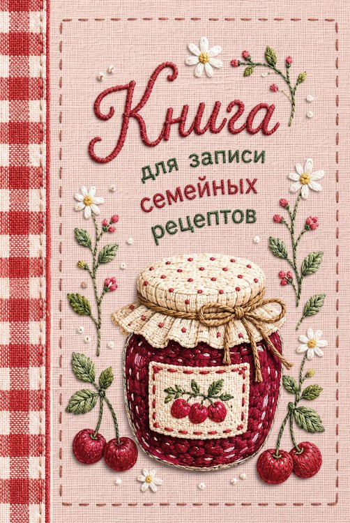 Обложка книги «Вышитое гладью варенье. Книга для записи рецептов (А5, тактильная обложка)», ISBN 9785042446306