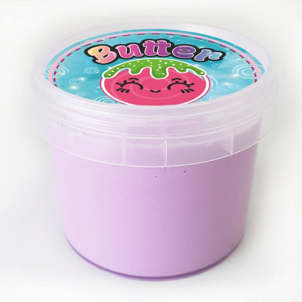 Слайм "Стекло", серия Butter, фиолетовый цвет