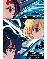 Блокнот охотника на демонов (по мотивам манги, формат А5, 80 л., блок в точку)