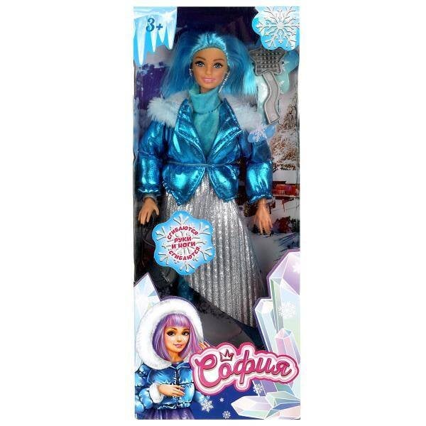 КУКЛЫ СОФИЯ И АЛЕКС (Умка) Кукла 29 см София, руки и ноги сгиб, акс, кор КАРАПУЗ в кор.24шт