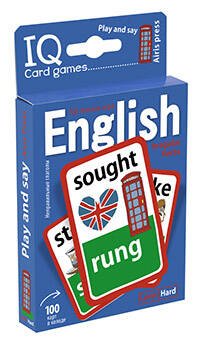 Умные игры с картами. Английские неправильные глаголы. Уровень 2. Синий