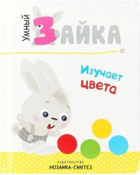 Умный зайка. Книги на картоне.  Умный зайка изучает цвета
