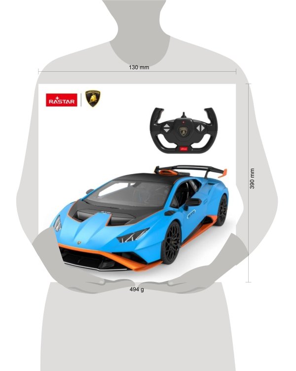 Машина р/у lamborghini huracan sto 1:24 Rastar в кор.18шт