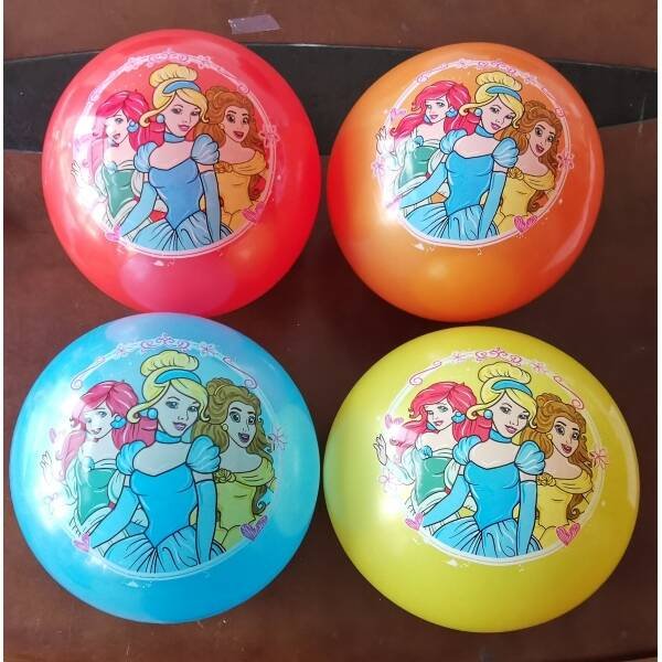 МЯЧИ (Умка) Мяч 23 см с наклейкой принцессы ИГРАЕМ ВМЕСТЕ в кор.144шт