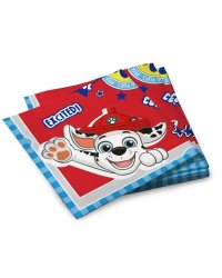 Щенячий патруль. Салфетки бумажные трехслойные-2 33*33 см, 20 шт (unisex)