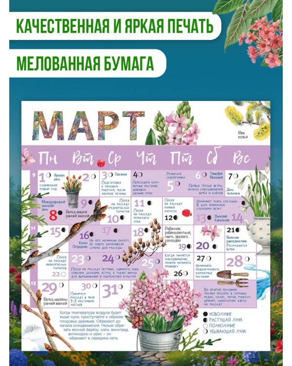 Дополнительное изображение книги «Календарь Ваш сад и огород 2027 год»