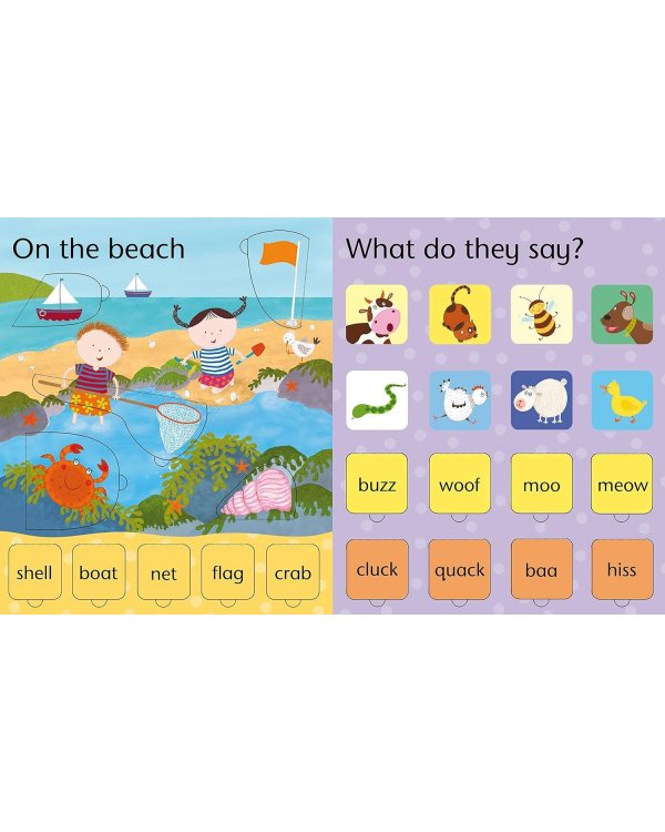 Дополнительное изображение книги «Lift-the-Flap Word Book Книга с окошками - Слова /Книги на английском языке»