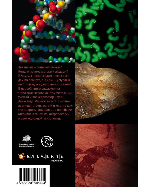 Эволюция человека. [В 3 кн.] Кн. 1. Обезьяны, кости и гены