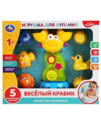 Набор для ванны ТМ Умка "Весёлый крабик" в русс. кор. в кор.24шт